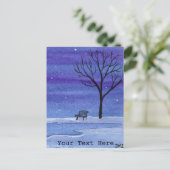 Teichbank Postkarte (Stehend Vorderseite)