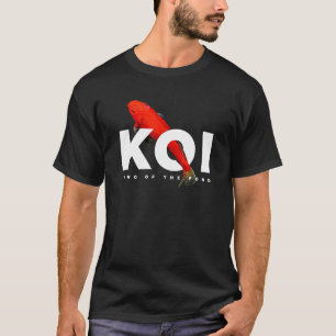 Teichbesitzer von Koi-Karpfen Fischhalter T-Shirt