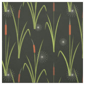 Teichbinsen-Muster Flussufer Natur Stoff (Muster)