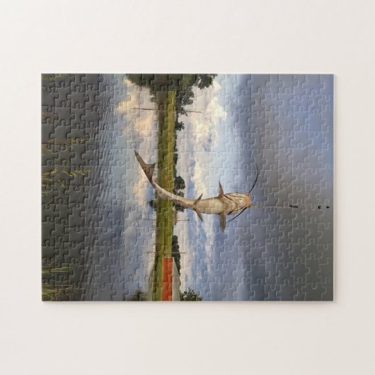 Teichfisch Puzzle (Horizontal)