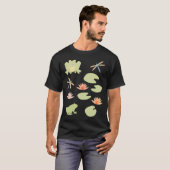 Teichfreunde-Aufkleber-Set T-Shirt (Vorne ganz)