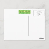 Teichgose Postkarte (Rückseite)