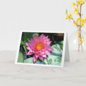 Teichlilie Karte (Gelbe Blume)