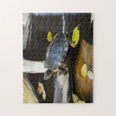 Teichschieberschildkröte im wilden puzzle (Vertikal)