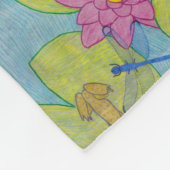 Teichszene - Fleece Blanket (Ecke)