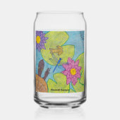 Teichszene - Glasdose Dosenglas (Vorderseite)