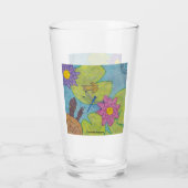 Teichszene - Glaskelch Glas (Rückseite)