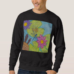 Teichszene (lebendig) - Herren-Sweatshirt Sweatshirt