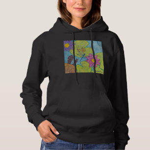Teichszene (lebendig) - Kapuzenpullover Hoodie