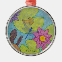 Teichszene - Premium-Ornament