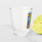 Teichszene - Shotglas Schnapsglas (Links)