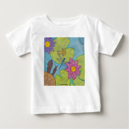 Teichszene (weiß) - Baby-T - Shirt