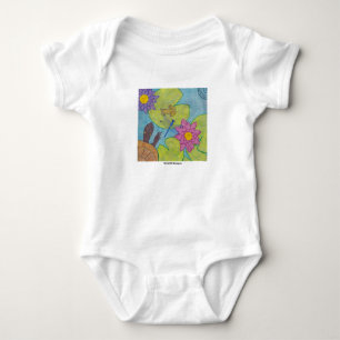 Teichszene (weiß) - Babys Bodysuit Baby Strampler