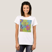 Teichszene (weiß) - T - Shirt für Frauen (Vorne ganz)
