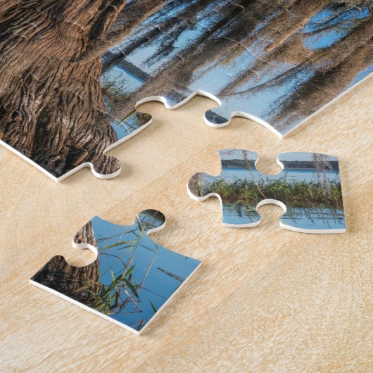 Teichzellenbaum in einem Sumpf Puzzle (Seite)