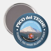 Teide Magnet (Vorderseite/Rückseite)