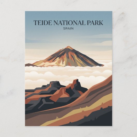 Teide-Nationalpark Spanien Postkarte (Vorderseite)