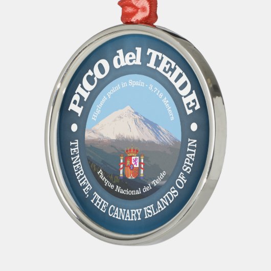 Teide Ornament Aus Metall (Links)