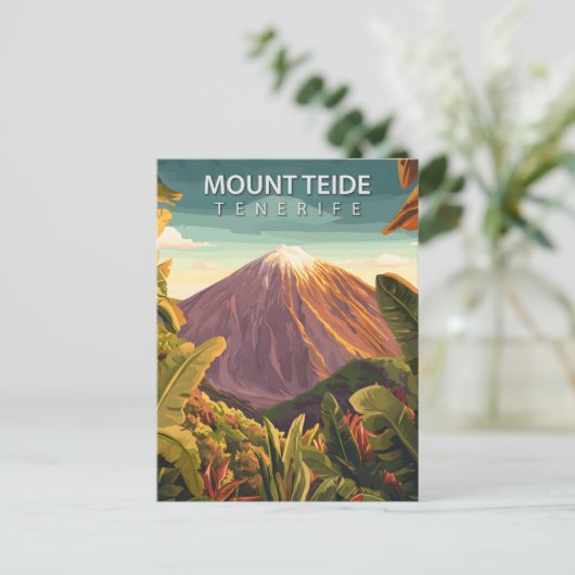 Teide Teneriffa Kanarische Inseln Postkarte (Stehend Vorderseite)