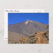 Teide, Teneriffa Postkarte (Vorne/Hinten)