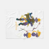 Teifling Nightskin Orc Sticker Fleecedecke (Vorderseite (Horizontal))