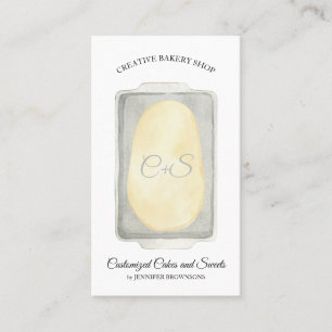 Teig auf Tablette Lebensmittel Rezept Backwaren Ku Visitenkarte