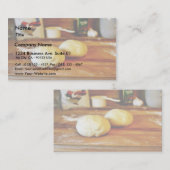 Teige für Pizza Visitenkarte (Vorne/Hinten)