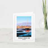 Teign, Teignmouth, Devon Karte (Vorderseite)