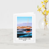 Teign, Teignmouth, Devon Karte (Gelbe Blume)