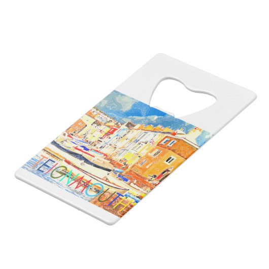 Teignmouth Geldbeutel Flaschenöffner (Rückseite Schrägansicht)