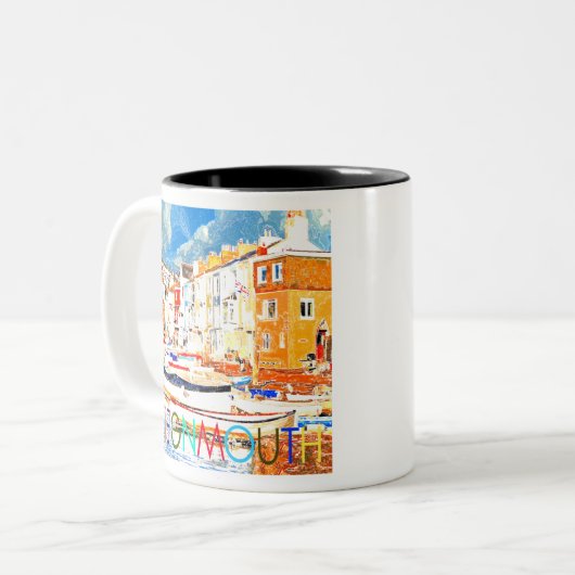 Teignmouth Zweifarbige Tasse (Vorderseite Links)