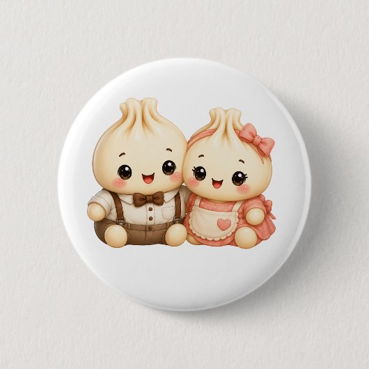 Teigtaschen-Eltern Button (Vorderseite)
