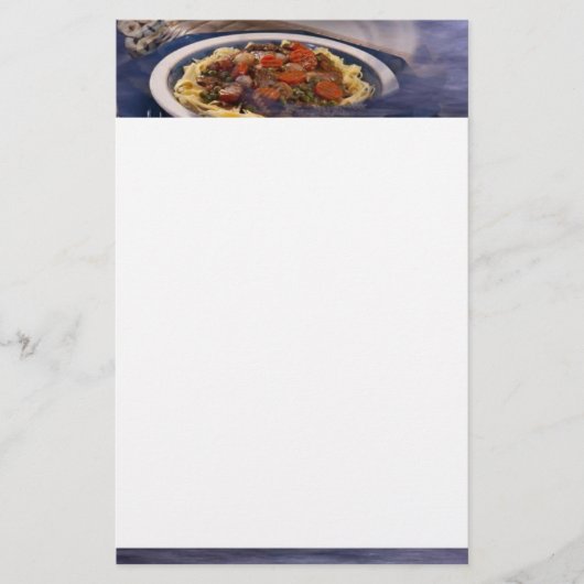 Teigwaren-Briefpapier Briefpapier (Vorderseite)