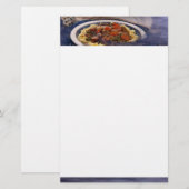 Teigwaren-Briefpapier Briefpapier (Vorne/Hinten)