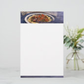 Teigwaren-Briefpapier Briefpapier (Stehend Vorderseite)