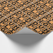 Teigwaren, gekochte Teigtaschen Geschenkpapier (Ecke)