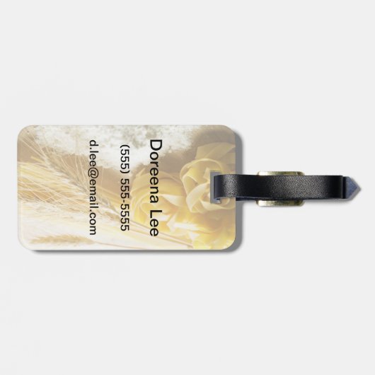 Teigwaren Gepäckanhänger (Rückseite horizontal)