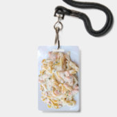 Teigwaren-kundenspezifisches NahrungsmittelFoto Ausweis (Vorderseite mit Lanyard)