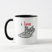 Teigwaren-Liebe-Tasse Tasse (Links)
