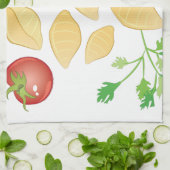 Teigwaren-Muscheln Geschirrtuch (Gefaltet)