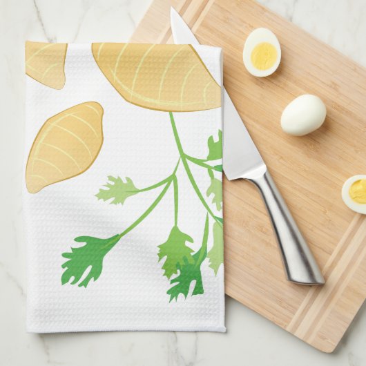 Teigwaren-Muscheln Geschirrtuch (Viertel Falte)