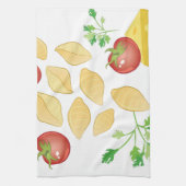 Teigwaren-Muscheln Geschirrtuch (Vertikal)