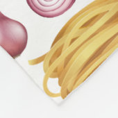 Teigwaren-Muster-Fleecedecken Fleecedecke (Ecke)