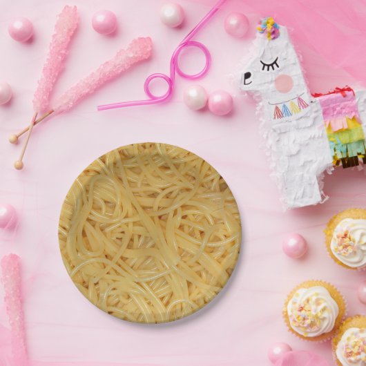 Teigwaren-Pappteller Pappteller (Party)