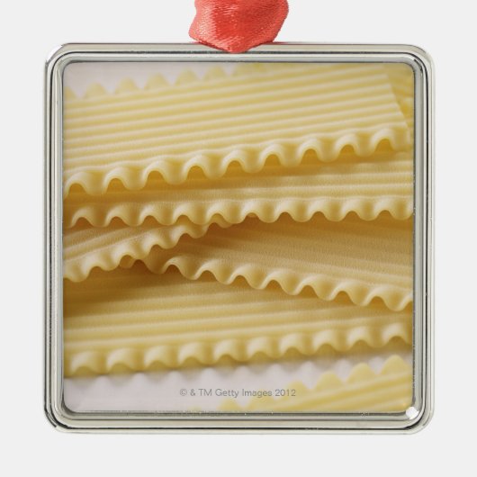 Teigwaren Silbernes Ornament (Vorne)