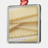 Teigwaren Silbernes Ornament (Links)