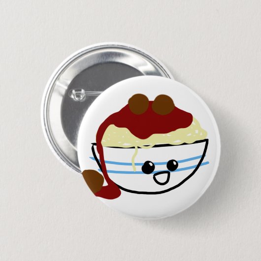 Teigwaren u. Fleischklöschen Button (Vorne & Hinten)