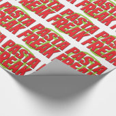 Teigwaren ungewöhnliches R Geschenkpapier (Ecke)