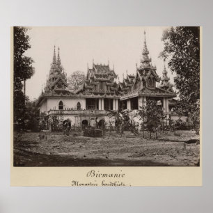 Teik Kyaung Kloster, Insel der Ka-Zehe Poster