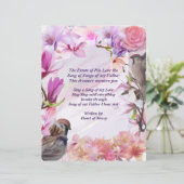 Teil 2 seiner Liebe Lied to Me Floral Stationary (Stehend Vorderseite)